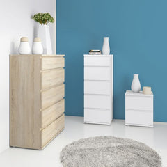 Nova Chest of 5 Drawers in Oak - UK - Furniture One Shop