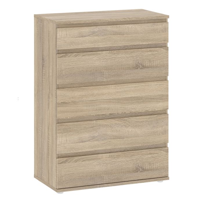 Nova Chest of 5 Drawers in Oak - UK
