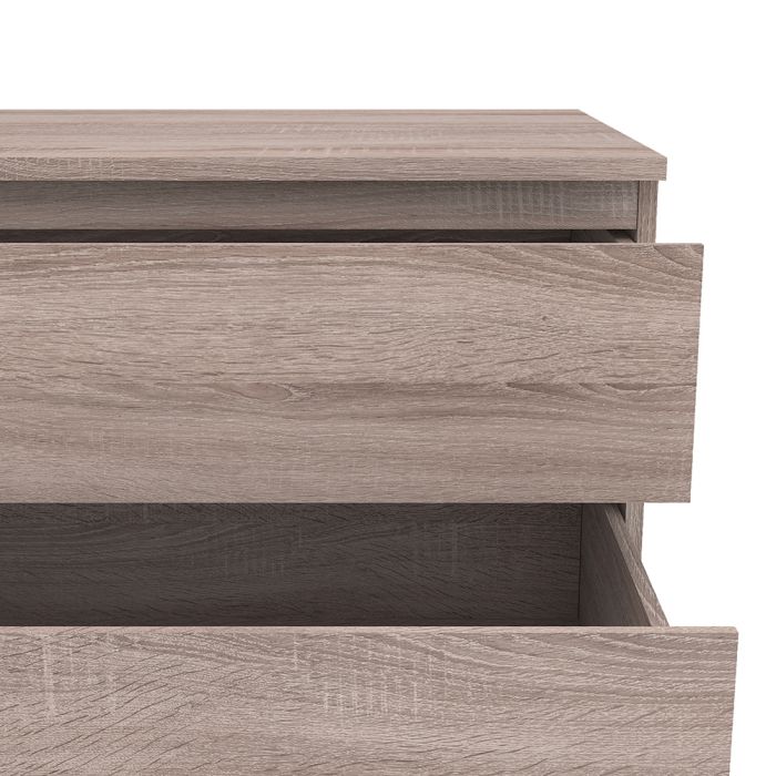 Nova Chest of 5 Drawers in Truffle Oak - UK