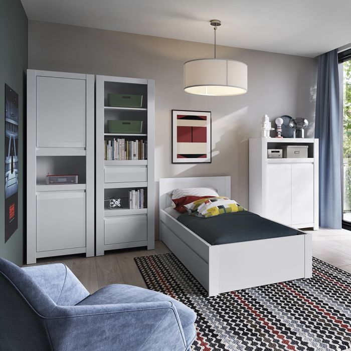 Novi 2 Door Chiffonier in Alpine White - UK