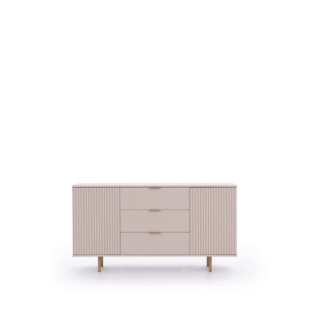 Nubia Wooden 2 Door 3 Drawers Sideboard in Cashmere