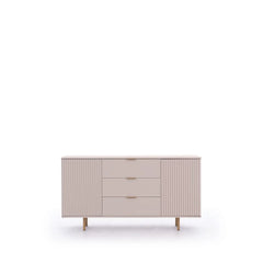 Nubia Wooden 2 Door 3 Drawers Sideboard in Cashmere - Furniture One Shop
