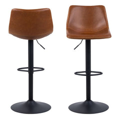 Oregon Bar Stool in Brown Set of 2