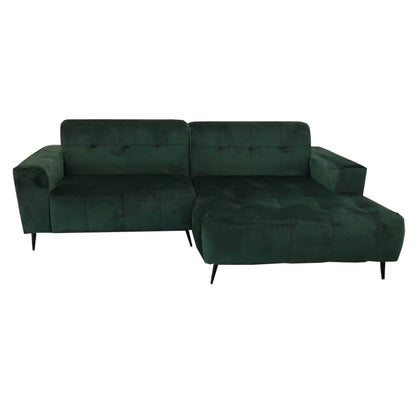 Oslo 2 Seater Open Plan Sofa in Emerald Green