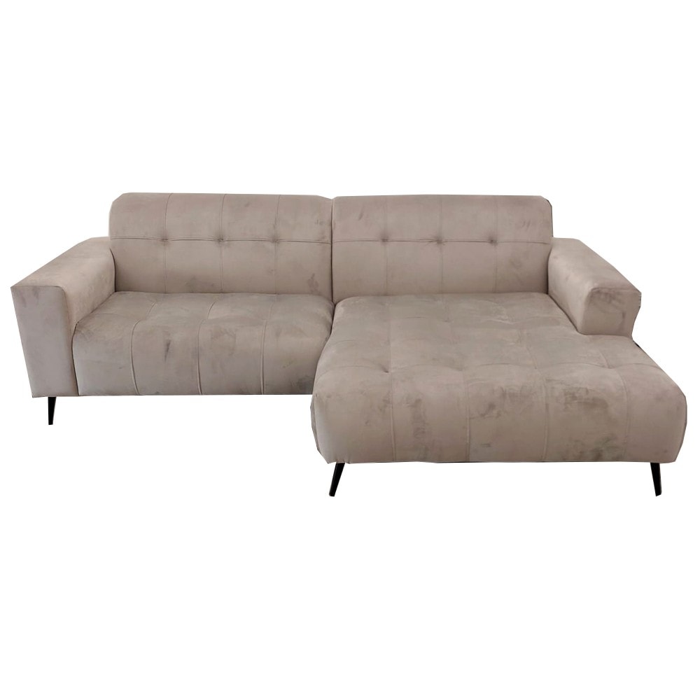 Oslo 2 Seater Open Plan Sofa in Silver Grey