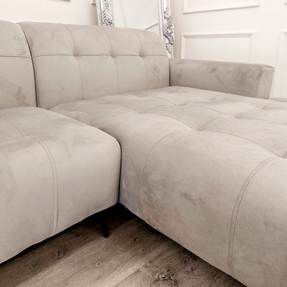 Oslo 2 Seater Open Plan Sofa in Silver Grey