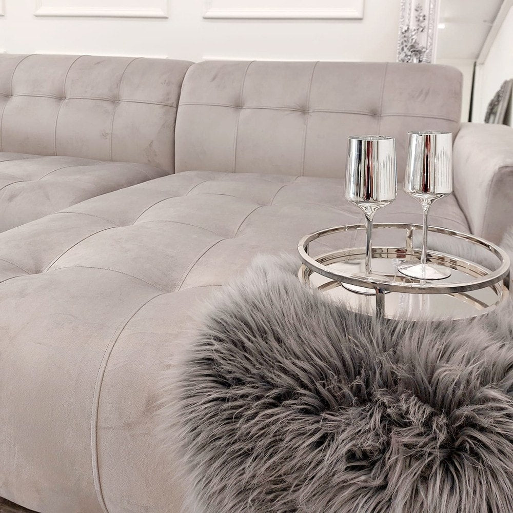 Oslo 2 Seater Open Plan Sofa in Silver Grey