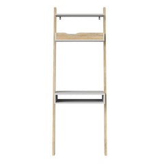 Oslo Leaning Desk in White and Oak FSC Mix 70 % NC-COC-060652 - UK