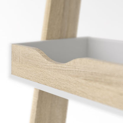 Oslo Leaning Desk in White and Oak FSC Mix 70 % NC-COC-060652 - UK