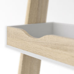 Oslo Leaning Desk in White and Oak FSC Mix 70 % NC-COC-060652 - UK