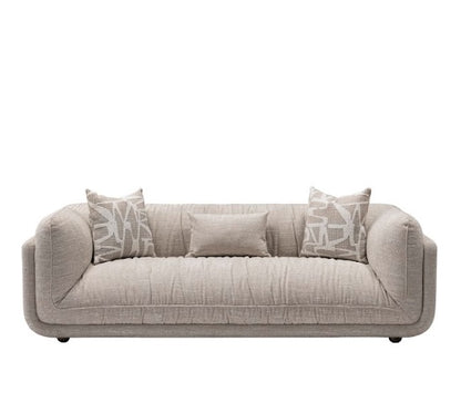 Oxford 3 Seater Fabric Sofa in Beige