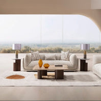 Oxford 3 Seater Fabric Sofa in Beige