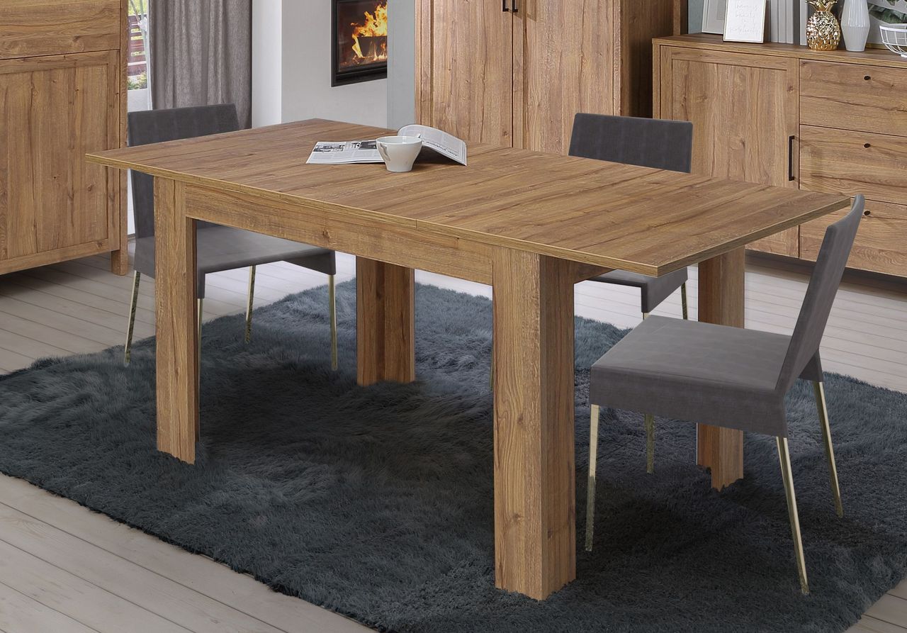 Malte Brun Extending Dining Table in Waterford Oak