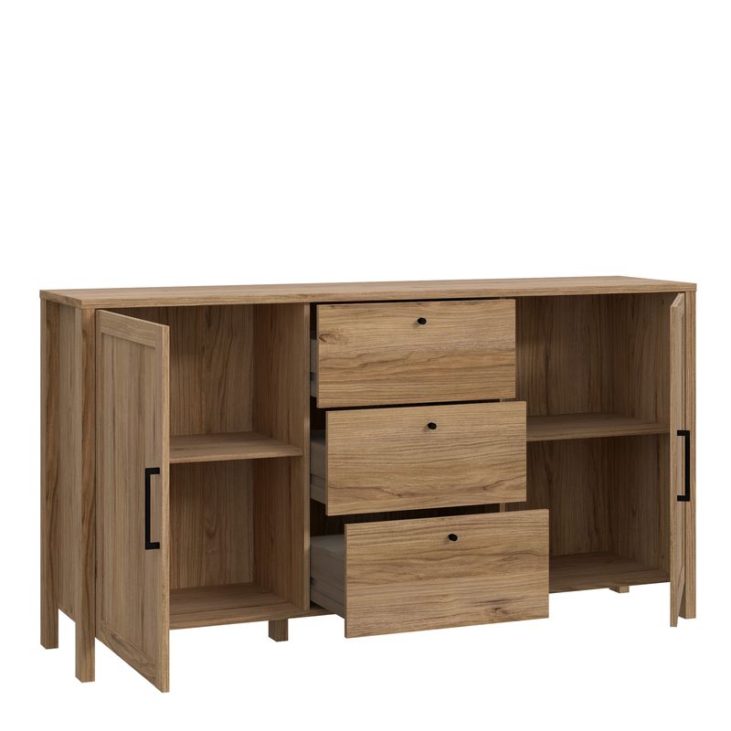 Malte Brun Sideboard with 3 Drawers and 2 Doors in Waterford Oak