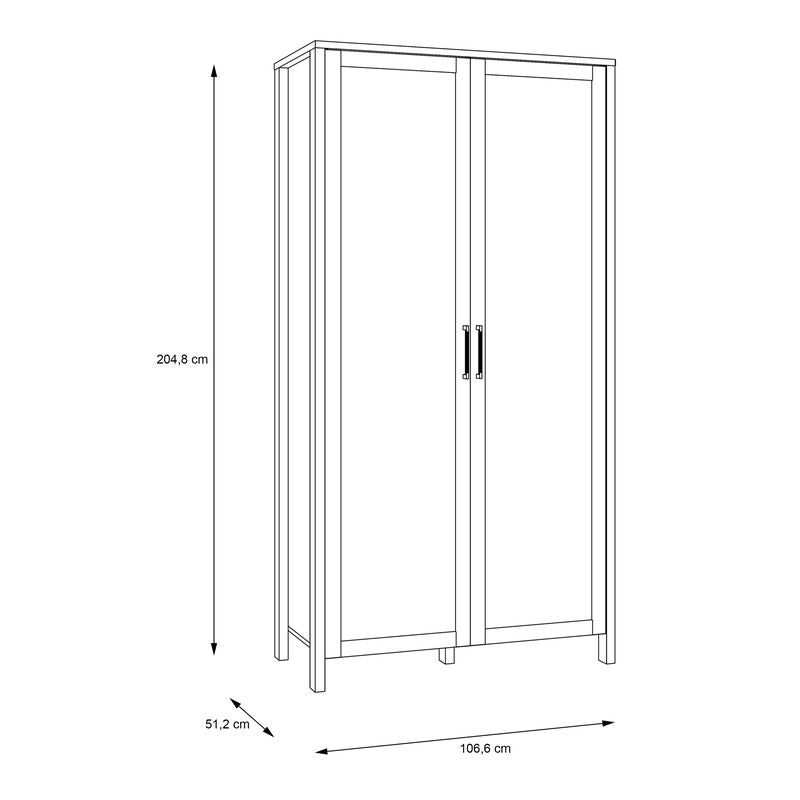 Malte Brun Wardrobe in Waterford Oak