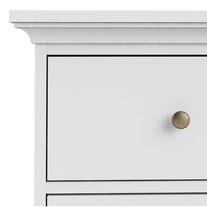 Paris Chest of 4 Drawers in White - UK