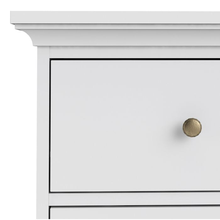 Paris Chest of 6 Drawers in White - UK