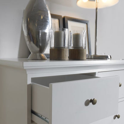 Paris Chest of 6 Drawers in White - UK