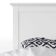 Paris Double Bed (140 x 200) in White - UK - Furniture One Shop
