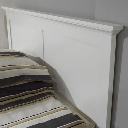 Paris Double Bed (140 x 200) in White - UK