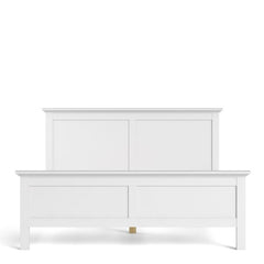 Paris Super King Bed (180 x 200) in White - UK