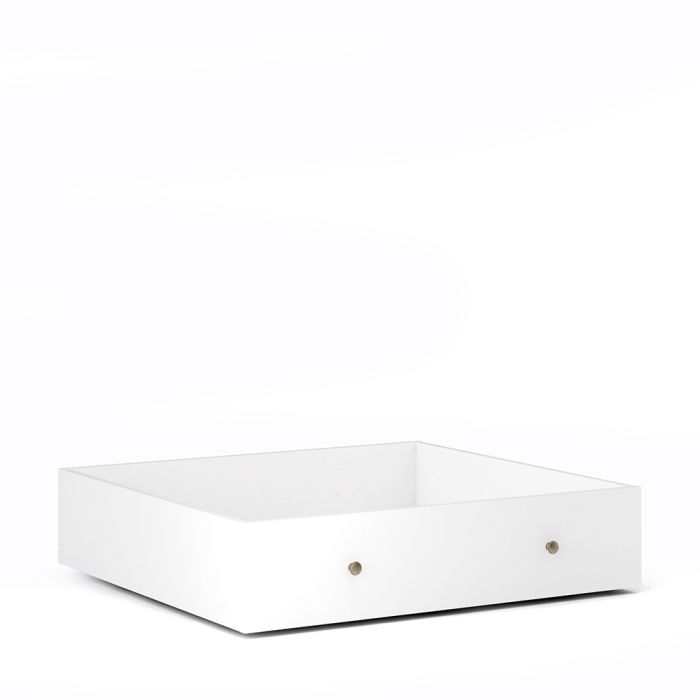 Paris Underbed Storage Drawer for Single Bed in White - UK