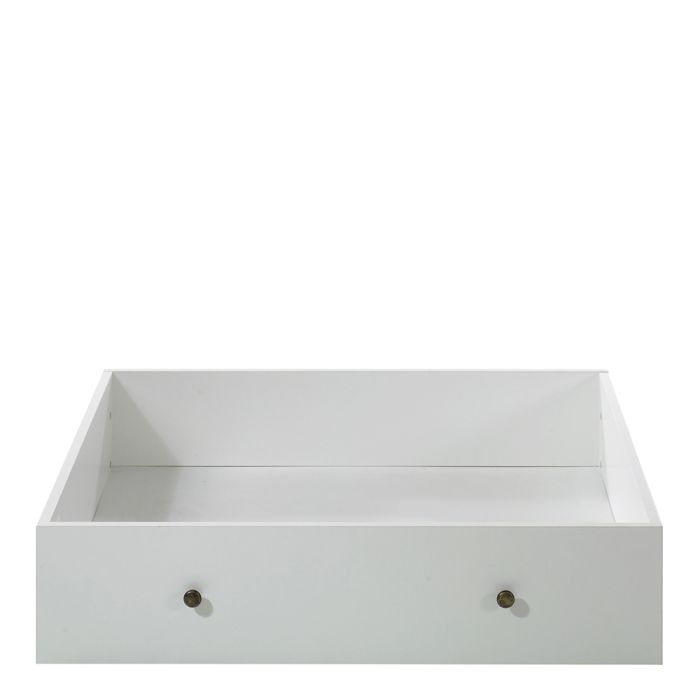 Paris Underbed Storage Drawer for Single Bed in White - UK