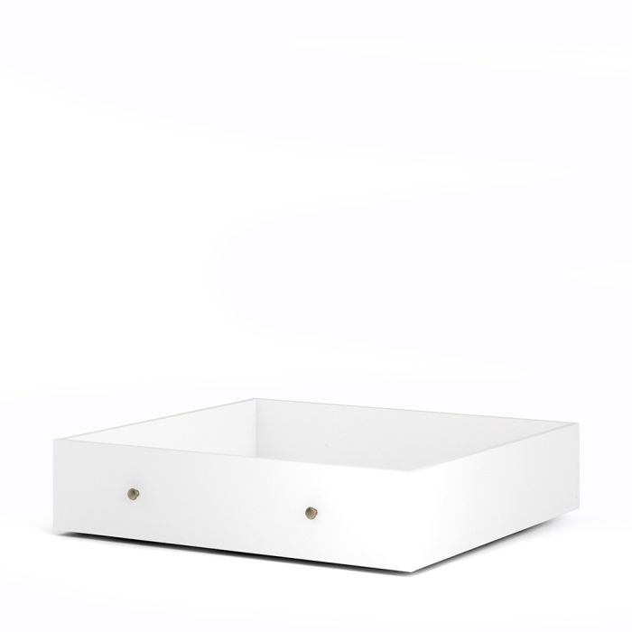 Paris Underbed Storage Drawer for Single Bed in White - UK