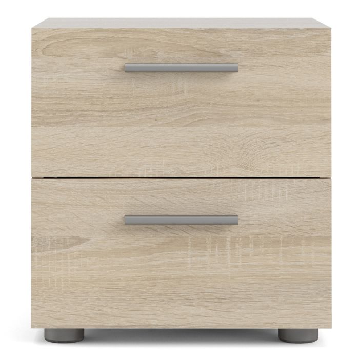 Pepe Bedside 2 Drawers in Oak - UK