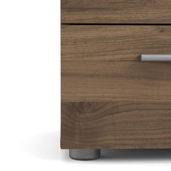 Pepe Bedside 2 Drawers in Walnut - UK - Furniture One Shop