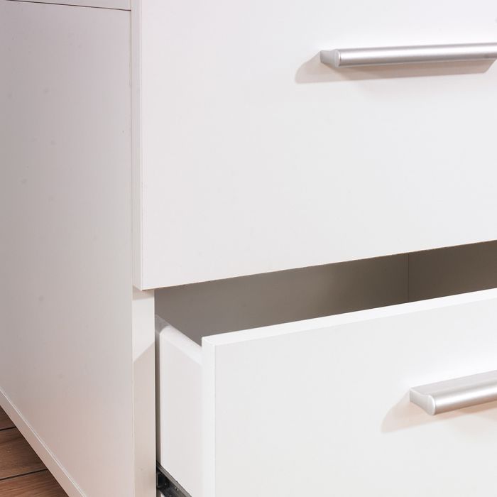 Pepe Bedside 2 Drawers in White - UK