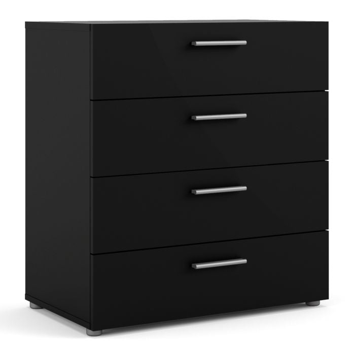 Pepe Chest of 4 Drawers in Black - UK