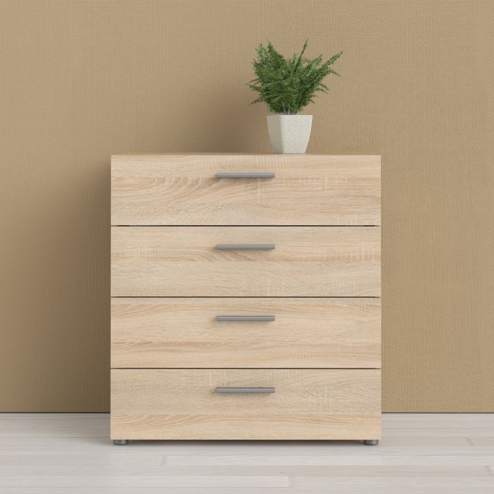 Pepe Chest of 4 Drawers in Oak - UK