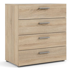 Pepe Chest of 4 Drawers in Oak - UK