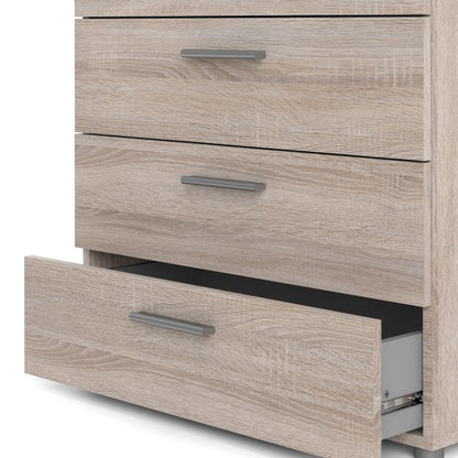 Pepe Chest of 4 Drawers in Truffle Oak - UK