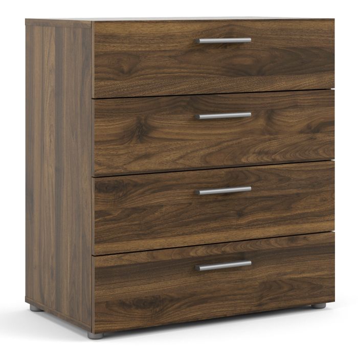 Pepe Chest of 4 Drawers in Walnut - UK