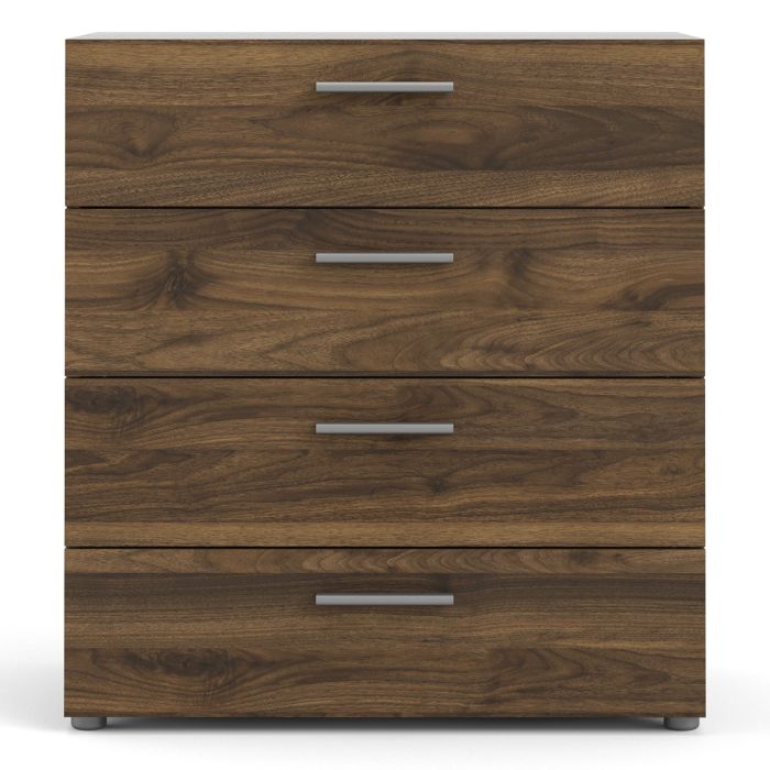 Pepe Chest of 4 Drawers in Walnut - UK