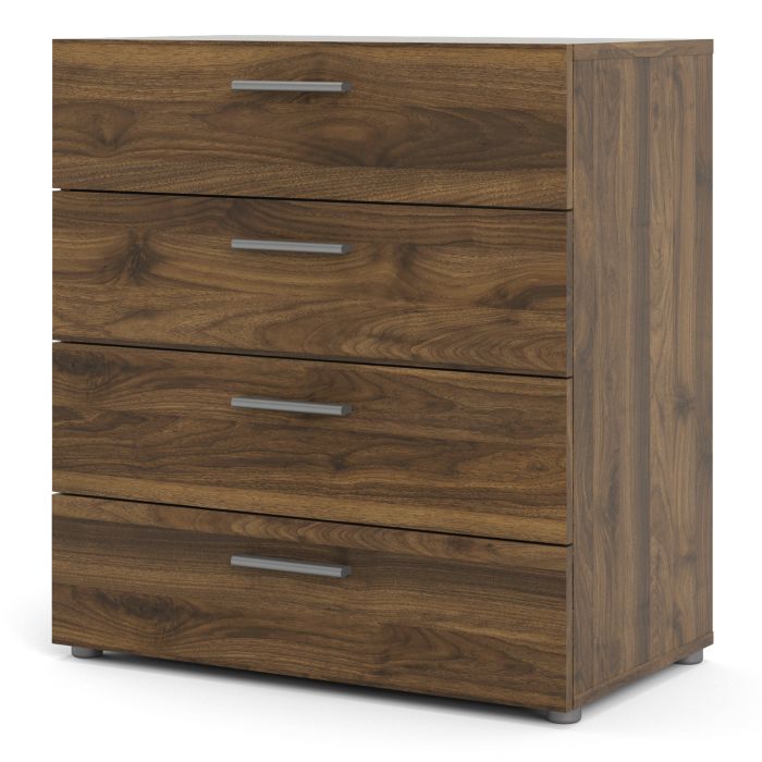 Pepe Chest of 4 Drawers in Walnut - UK