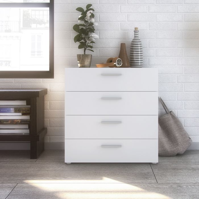 Pepe Chest of 4 Drawers in White - UK