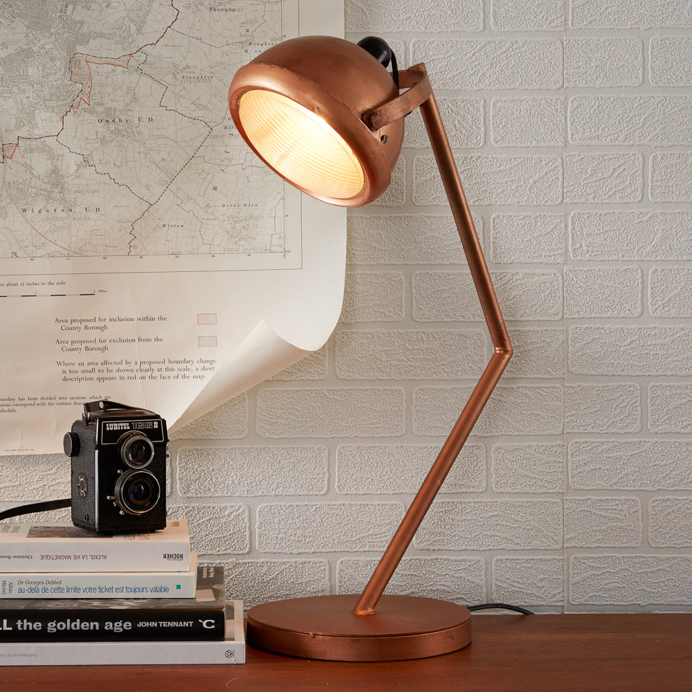 Copper Table Lamp