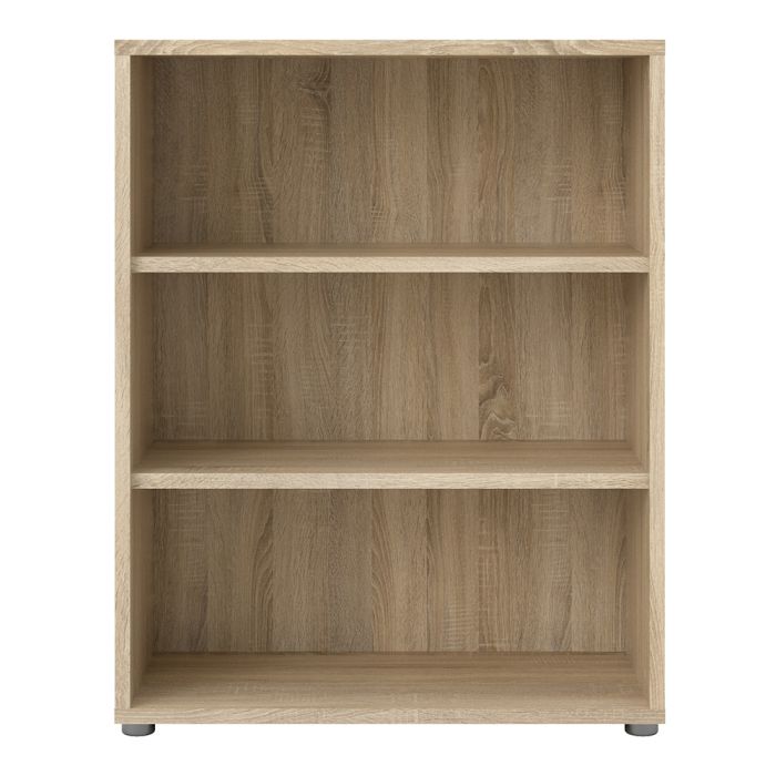 Prima Bookcase 2 Shelves in Oak - UK