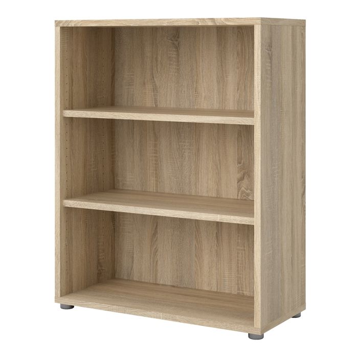 Prima Bookcase 2 Shelves in Oak - UK