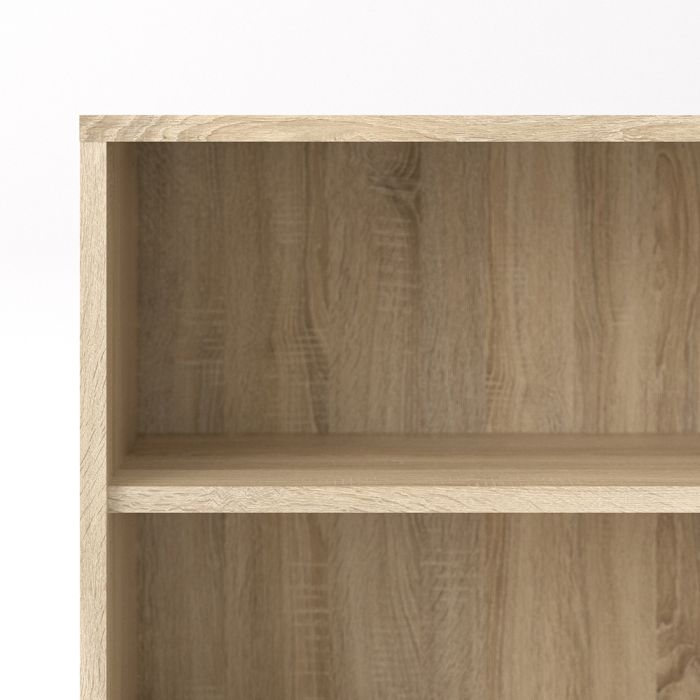 Prima Bookcase 2 Shelves in Oak - UK