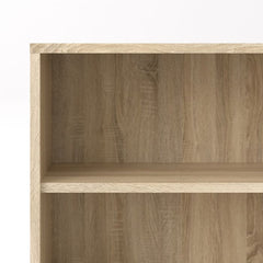 Prima Bookcase 2 Shelves in Oak - UK - Furniture One Shop
