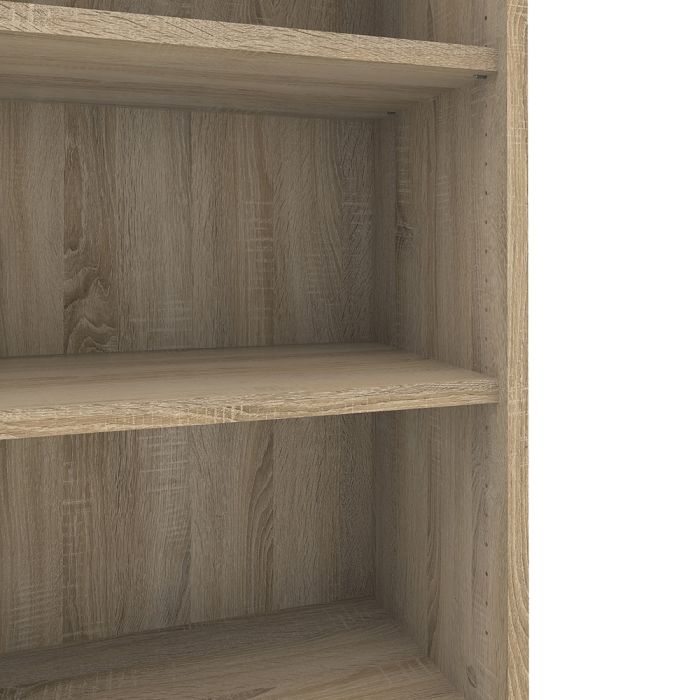 Prima Bookcase 2 Shelves in Oak - UK