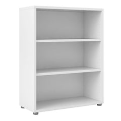 Prima Bookcase 2 Shelves in White - UK