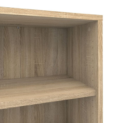 Prima Bookcase 2 Shelves With 2 Drawers And 2 Doors In Oak - UK