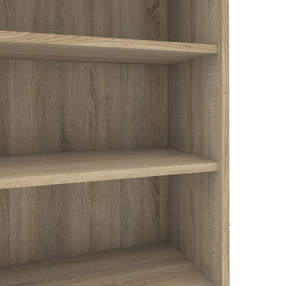 Prima Bookcase 2 Shelves With 2 Drawers And 2 Doors In Oak - UK