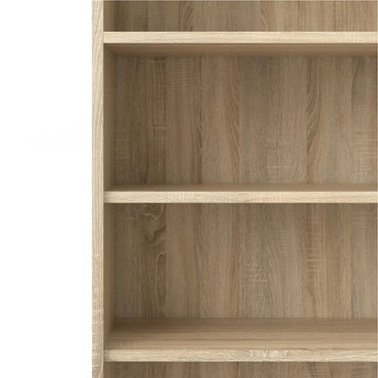 Prima Bookcase 3 Shelves with 2 Drawers and 2 Doors in Oak - UK