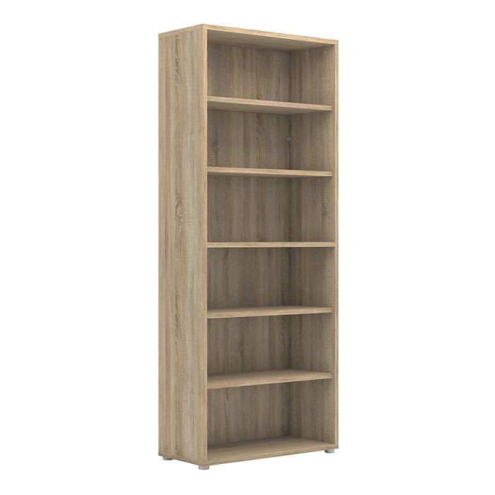 Prima Bookcase 5 Shelves in Oak - UK